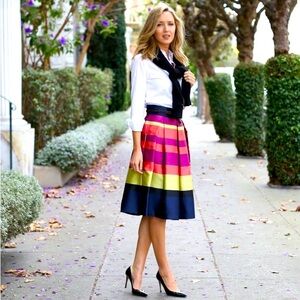 Anthropologie Moulinette Soeurs striped skirt sz 10